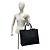Christian Dior Book Tote Ledertasche mit geprägtem Trotter-Logo - Ansicht 2