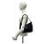 FENDI Vintage Zucca FF Pattern Handtasche Schwarz - Ansicht 2