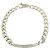 Gucci Silver 925 Cuban Link ID Bracelet Silvery