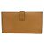 Hermès Portafoglio lungo Hermes Vintage Bearn in pelle Courchevel Marrone - vista 2