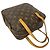 Louis Vuitton Spontini Monogram Schultertasche aus Leder Braun - Ansicht 4