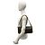 Bolsa de Ombro Louis Vuitton Vivacite MM Monogram em Couro Marrom - vista 2