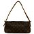 Bolsa de Ombro Louis Vuitton Vivacite MM Monogram em Couro Marrom - vista 3