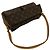 Bolsa de Ombro Louis Vuitton Vivacite MM Monogram em Couro Marrom - vista 4