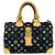Borsa a mano Louis Vuitton Speedy 30 Monogram Multicolor in pelle Nero