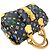 Borsa a mano Louis Vuitton Speedy 30 Monogram Multicolor in pelle Nero - vista 4