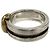 Autre Marque Anello Tiffany Grooved in argento sterling e oro giallo D'oro - vista 4