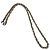 Autre Marque Collana Tiffany Twist Rope Argento D'oro - vista 6