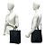 Céline Borsa a tracolla 2-way Vertical Cabas in pelle CELINE Nero - vista 2
