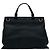 Borsa a tracolla 2-way GUCCI Daily Bamboo in pelle Nero - vista 3