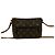 Borsa a tracolla mini Louis Vuitton Vivacite PM Monogram in pelle Marrone