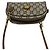 Mini borsa a tracolla in pelle con motivo logo GUCCI Marrone - vista 4