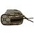 Mini borsa a tracolla in pelle con motivo logo GUCCI Marrone - vista 6