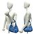 Prada Re-Edition 2002 2-Way Schultertasche Blau - Ansicht 2