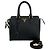 Tote Borsa a tracolla in pelle con logo Prada Nero