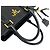Tote Borsa a tracolla in pelle con logo Prada Nero - vista 4
