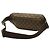 Bumbag Sac banane Louis Vuitton Damier Melville Marron Damier ebène - vue 3