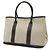 Hermès Borsa Tote Hermes Garden PM con nastro Bolduc Marrone Nero Bianco - vista 3