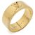 Anello a Fascia Placcato Oro Louis Vuitton D'oro - vista 2