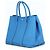 Hermès Hermes Garden PM Tote Bag Blau - Ansicht 2