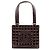 Chanel Chocolate Bar Tote Bag aus Lackleder Braun