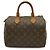 Borsa Louis Vuitton Monogram Speedy 25 Marrone Monogramma