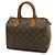 Borsa Louis Vuitton Monogram Speedy 25 Marrone Monogramma - vista 3
