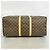 Keepall Borsa Boston Louis Vuitton Marrone - vista 3