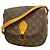 Borsa a tracolla Louis Vuitton Monogram Saint Cloud GM Marrone