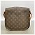 Borsa a tracolla Louis Vuitton Monogram Saint Cloud GM Marrone - vista 12