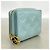 Louis Vuitton Monogram Embossed Portefeuille Lou Wallet Blu - vista 2