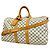 Louis Vuitton Boston Damier Azur Keepall Bandoulière 45 Bianco