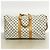 Louis Vuitton Boston Damier Azur Keepall Bandoulière 45 Bianco - vista 12
