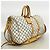 Louis Vuitton Boston Damier Azur Keepall Bandoulière 45 Bianco - vista 2