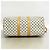 Louis Vuitton Boston Damier Azur Keepall Bandoulière 45 Bianco - vista 3