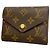 Louis Vuitton Cartera Tri-fold Monogram Victorine M62472 Castaño