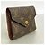 Louis Vuitton Cartera Tri-fold Monogram Victorine M62472 Castaño - vista 2