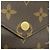 Louis Vuitton Cartera Tri-fold Monogram Victorine M62472 Castaño - vista 7