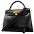 Hermès Hermes Kelly 28 Handtasche Schwarz