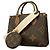 Louis Vuitton Monogram Giant Reverse OnTheGo PM Handtasche Braun