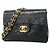 Borsa a tracolla con catena Chanel Mini Matelassé Nero