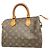 Borsa Louis Vuitton Monogram Speedy 25 Marrone
