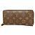 Louis Vuitton Monogram Zippy Wallet Braun
