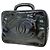 Borsa Vanity Chanel in pelle verniciata nera Nero
