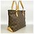 Bolso Cabas Piano Monogram Louis Vuitton Castaño - vista 2