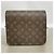 Borsa a tracolla Louis Vuitton Monogram Cartouchiere MM Marrone - vista 14
