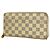 Cartera Larga Louis Vuitton Damier Azur Zippy Organizer Blanco