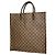 Louis Vuitton Damier Sac Plat Tote Bag N51140 Ebene Damier ebene