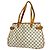 Borsa Tote Louis Vuitton Damier Azur Batignolles Horizontal Bianco