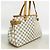 Borsa Tote Louis Vuitton Damier Azur Batignolles Horizontal Bianco - vista 2